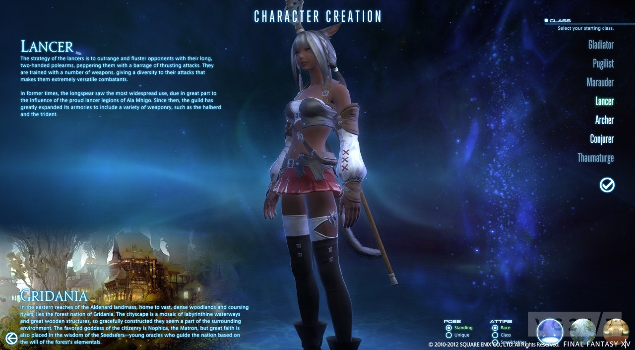 final fantasy online character creator